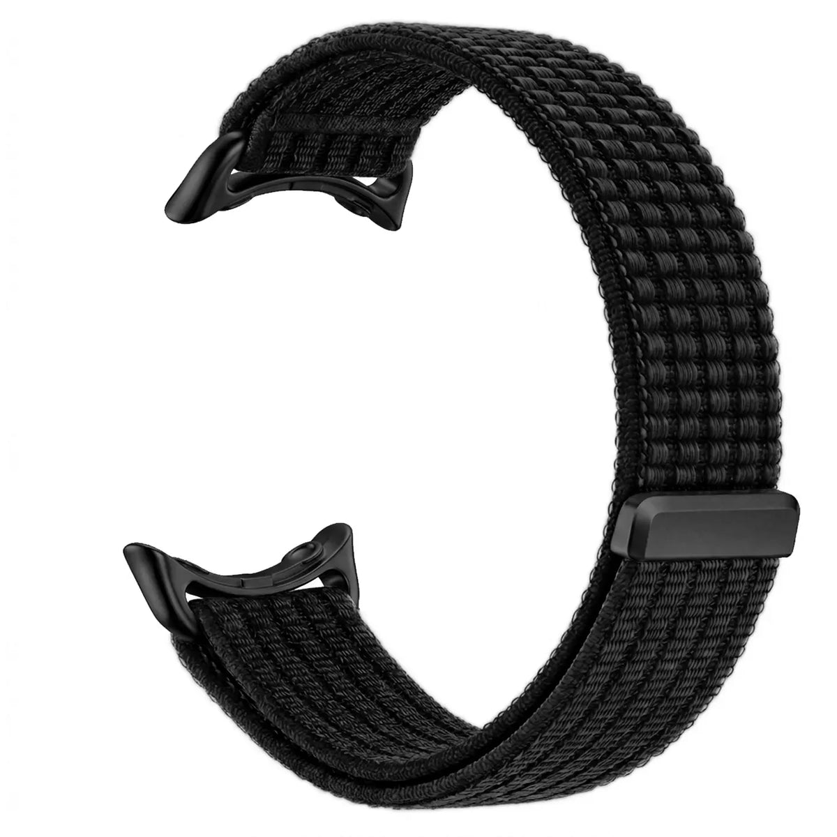 Google Pixel Watch 1/2 Ultradünnes Nylonband (Schwarz)