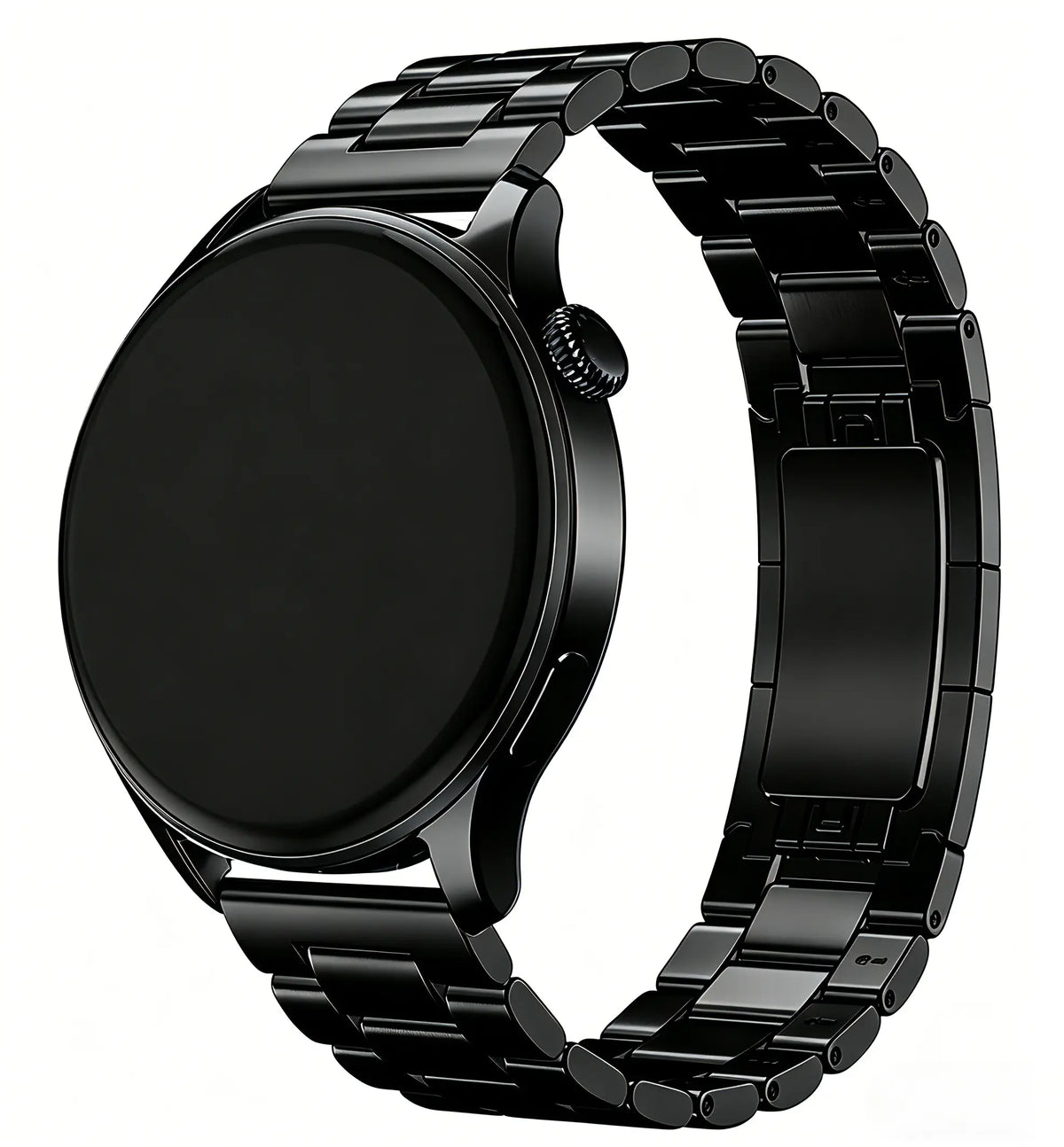 Amazfit Active Max One Push' Steel Strap (Black)