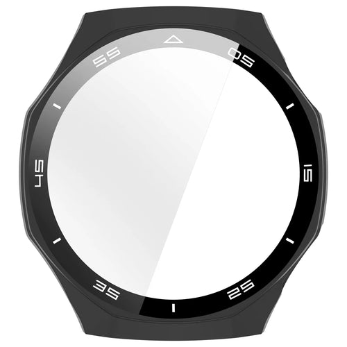 Coque rigide avec verre Huawei Watch GT 7 Pro (noir mat)