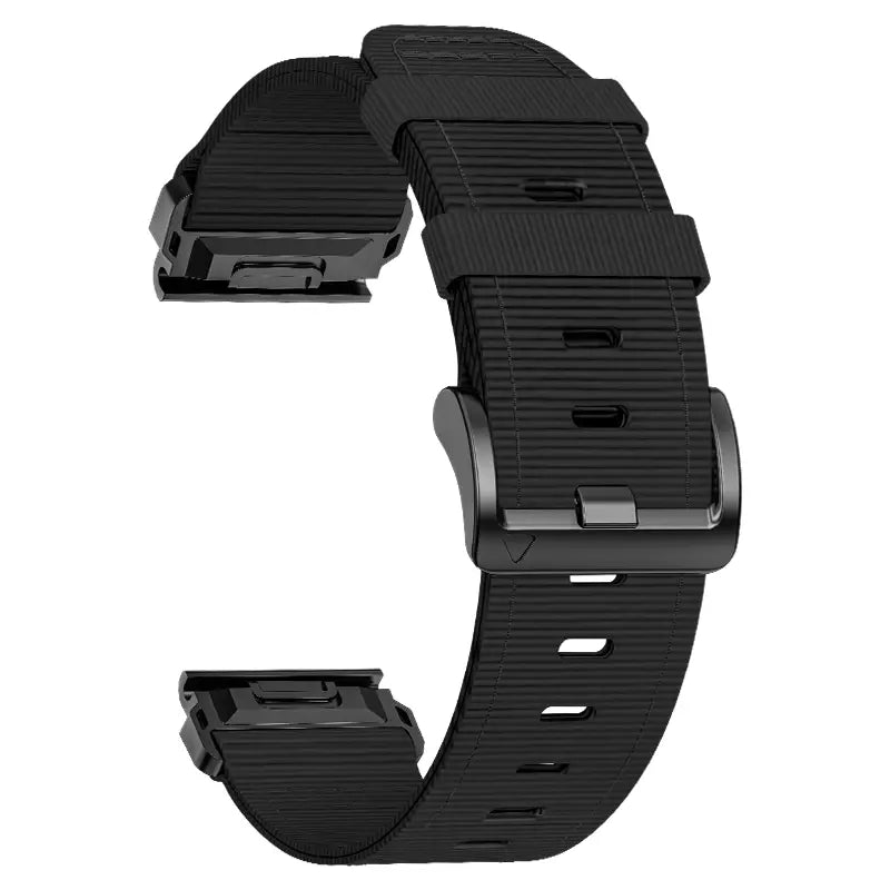 Bracelet nylon premium avec boucle Garmin Fenix E (noir)