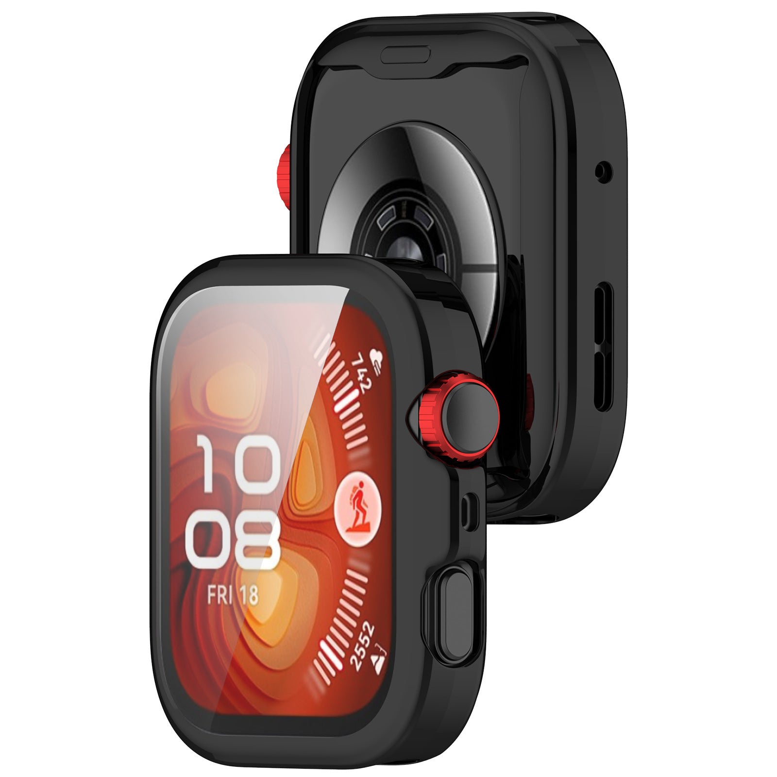Huawei Watch Fit 4 Pro TPU Case (Schwarz)