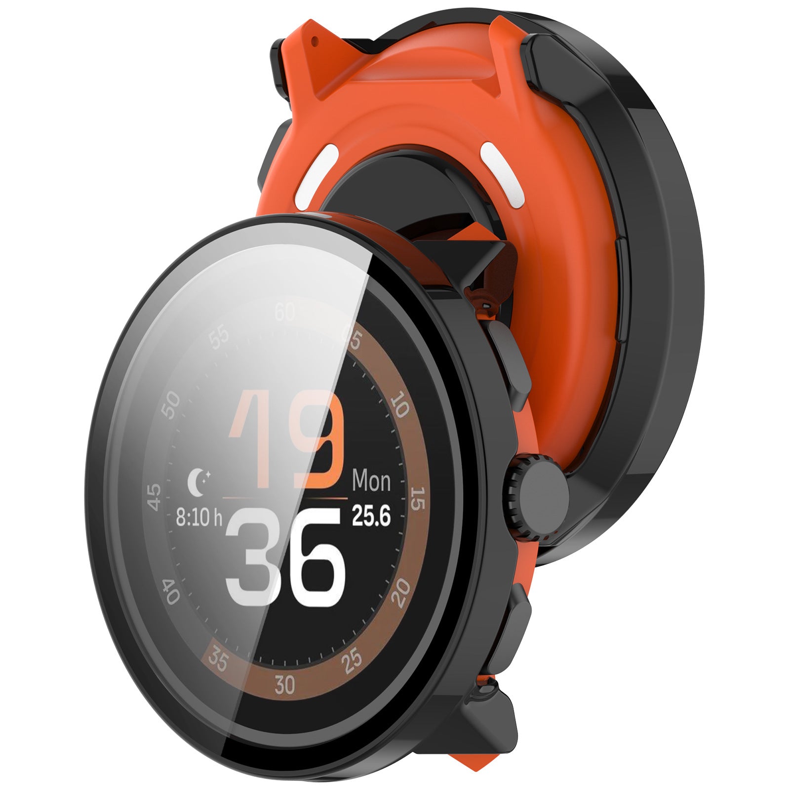 Funda resistente con vidrio Suunto Run (negro)