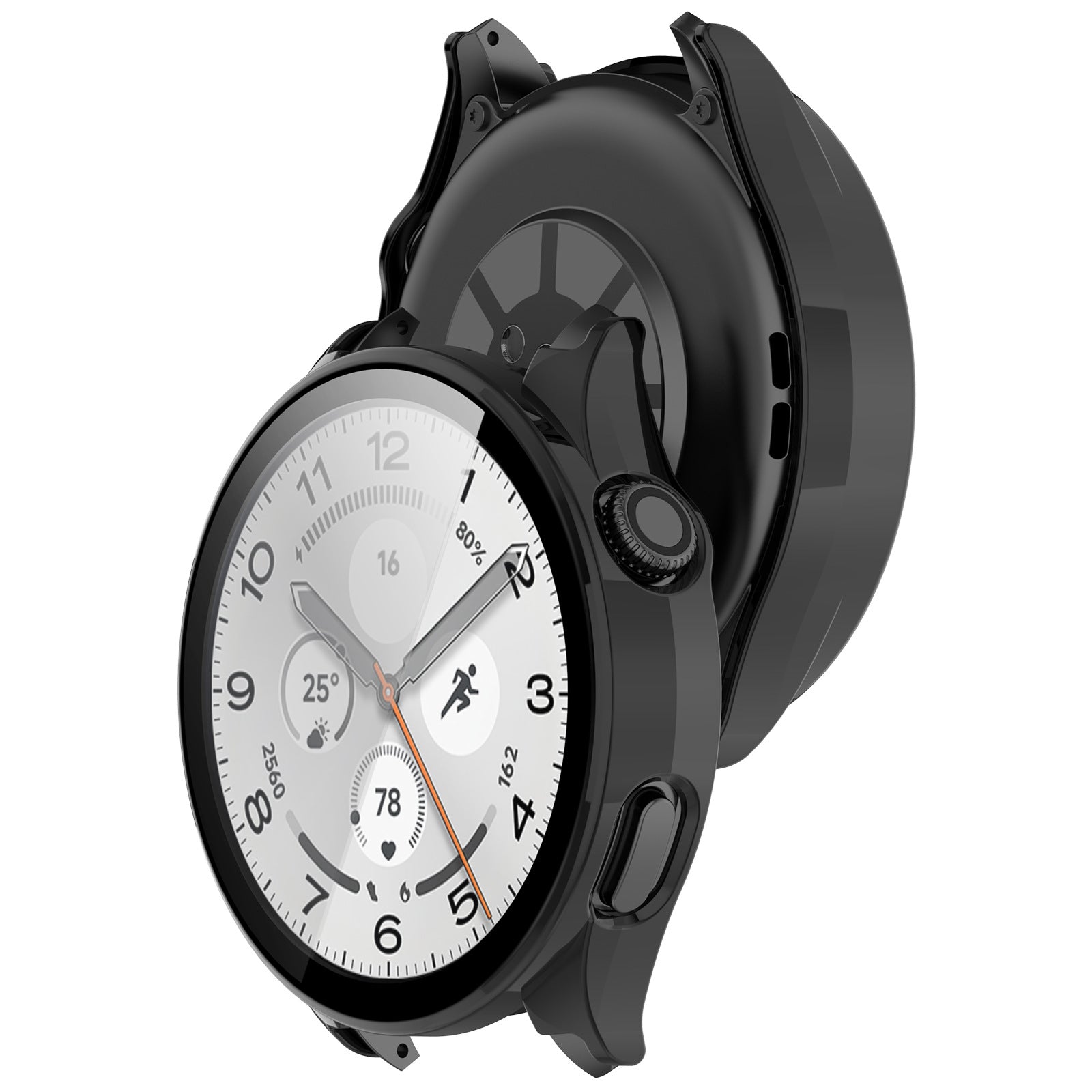 Funda PC con cristal Xiaomi Watch 5 (negro)
