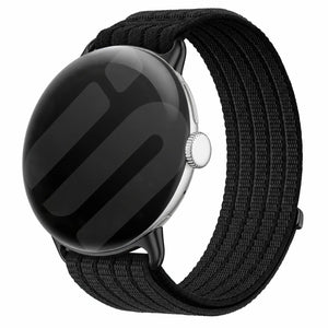 Google Pixel Watch 5 - 45mm Ultradünnes Nylonband (Schwarz)