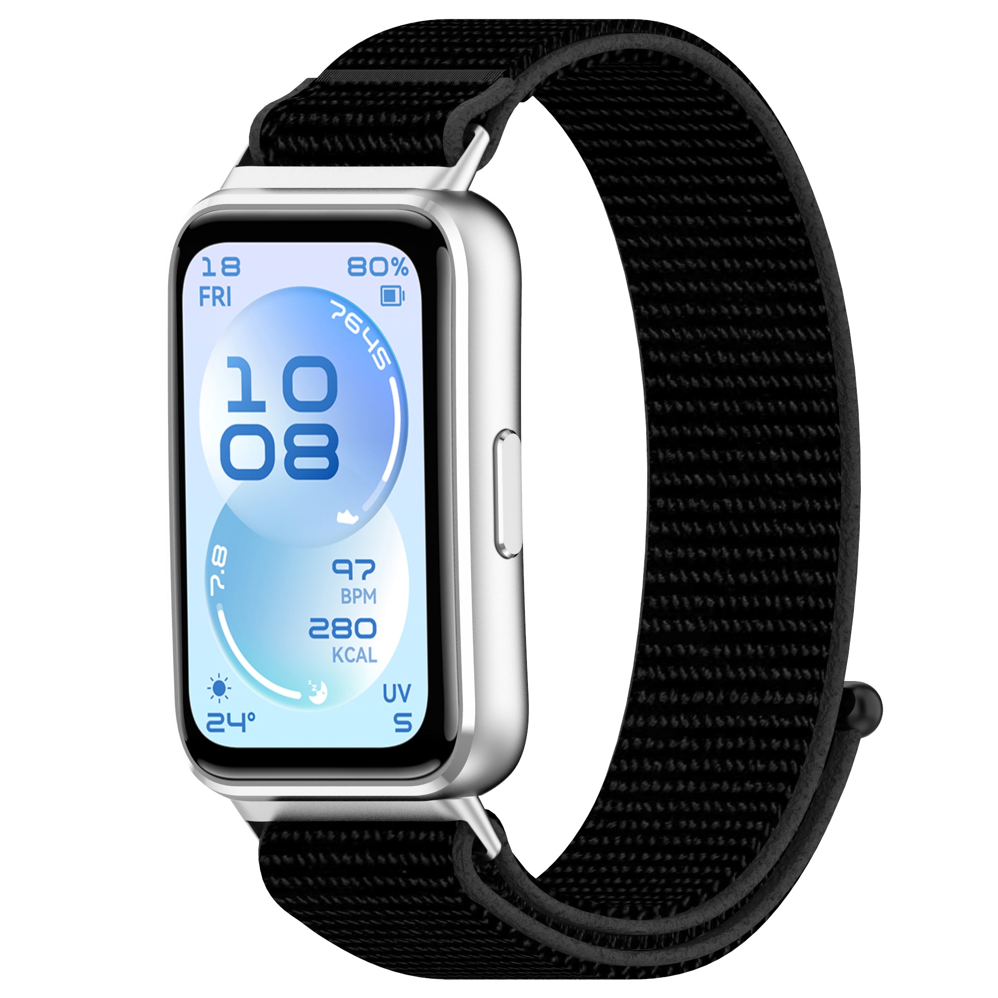 Huawei Band 11 nylon band (zwart)