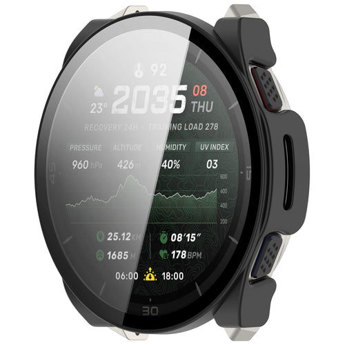 Amazfit Cheetah 2 Ultra PC-Hülle mit Glas (Schwarz)