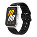 Samsung Galaxy Fit 3 gemustertes Silikonarmband (Schwarz)