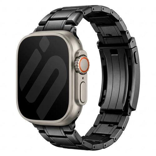 Apple Watch Verstellbares Titanarmband (Schwarz)