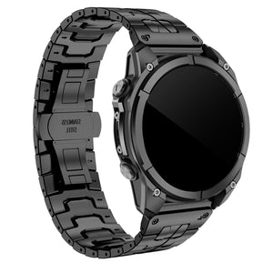 Garmin Tactix 8 - 51mm Steel 'Iron' Strap (Black)