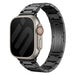 Apple Watch Raffiniert Titanarmband (Schwarz)