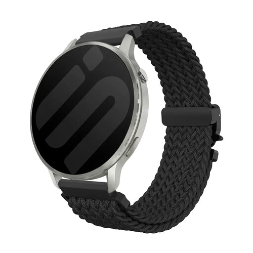 Garmin Forerunner 70 Geflochtenes Armband mit P-Schnalle (Schwarz)