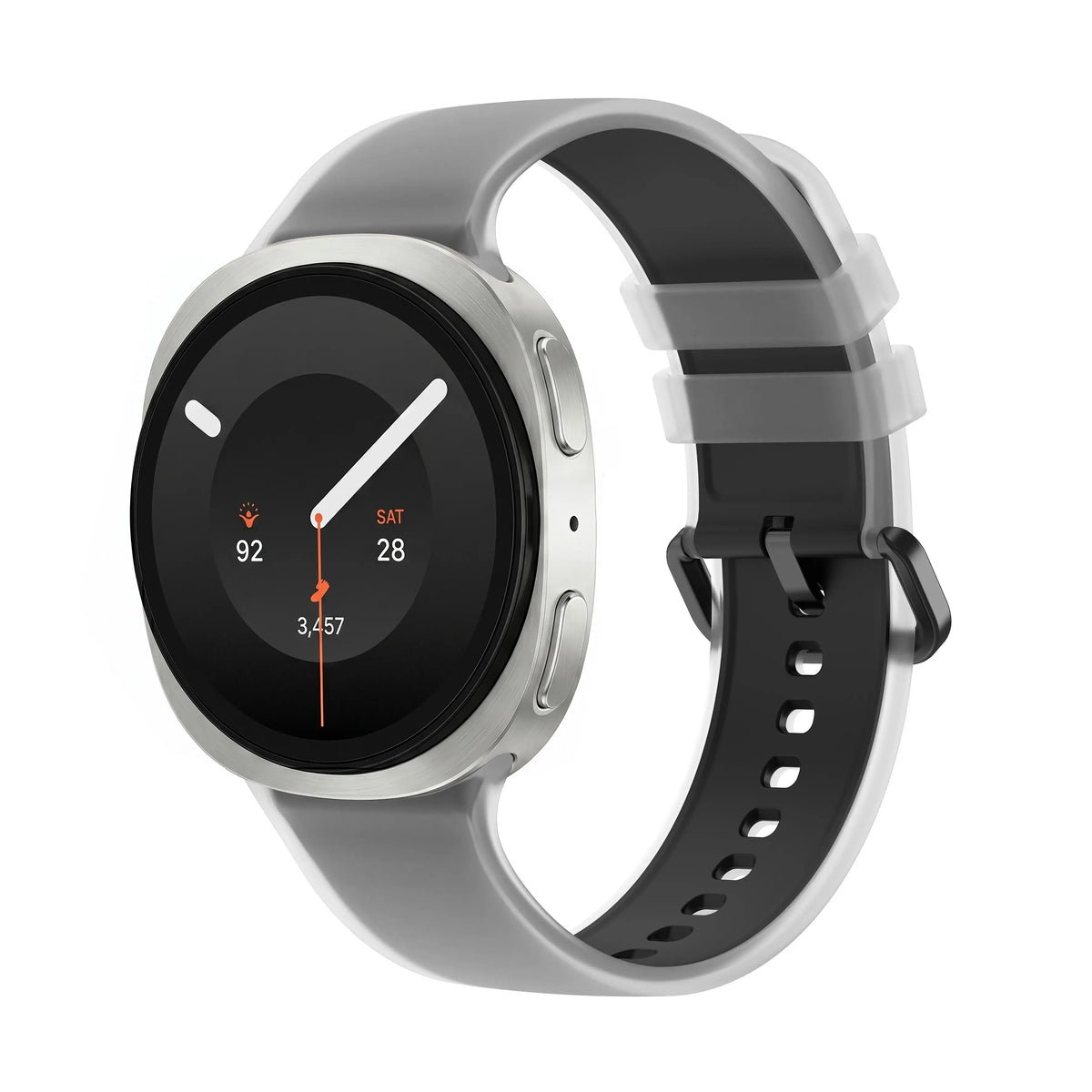 Samsung Galaxy Watch 9 - 40mm Jelly Silkonarmband (Schwarz)