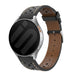 Bracelet cuir zephyr OnePlus Watch 3 - 43mm (noir)