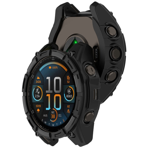 Garmin Quatix 8 - 47mm Robuste TPU-Hülle (Schwarz)