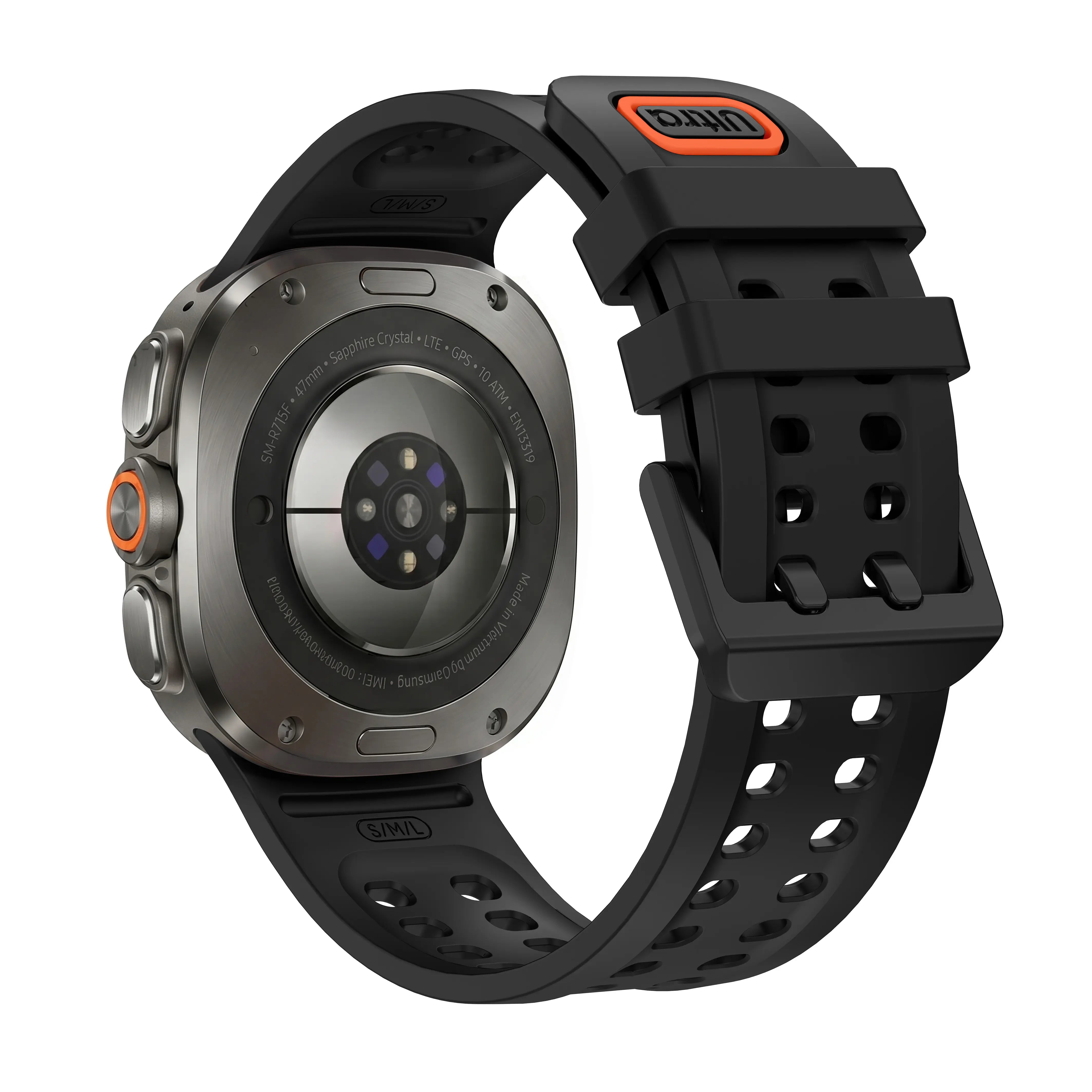 Bracelet silicone Samsung Galaxy Watch Ultra 2 (noir)