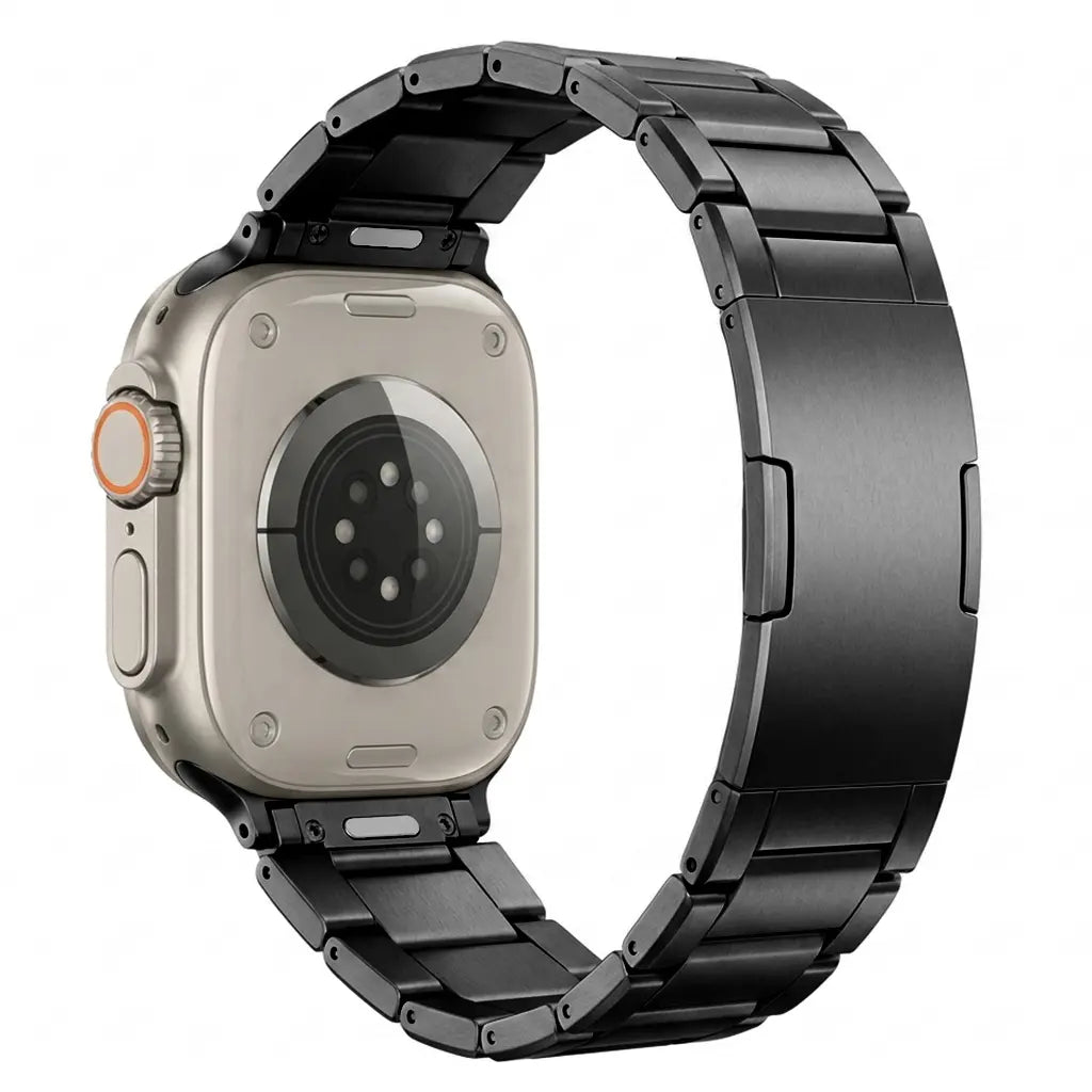 Apple Watch Ultra Raffiniert Titanarmband (Schwarz)