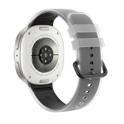 Samsung Galaxy Watch 8 - 40mm Jelly Silkonarmband (Schwarz)