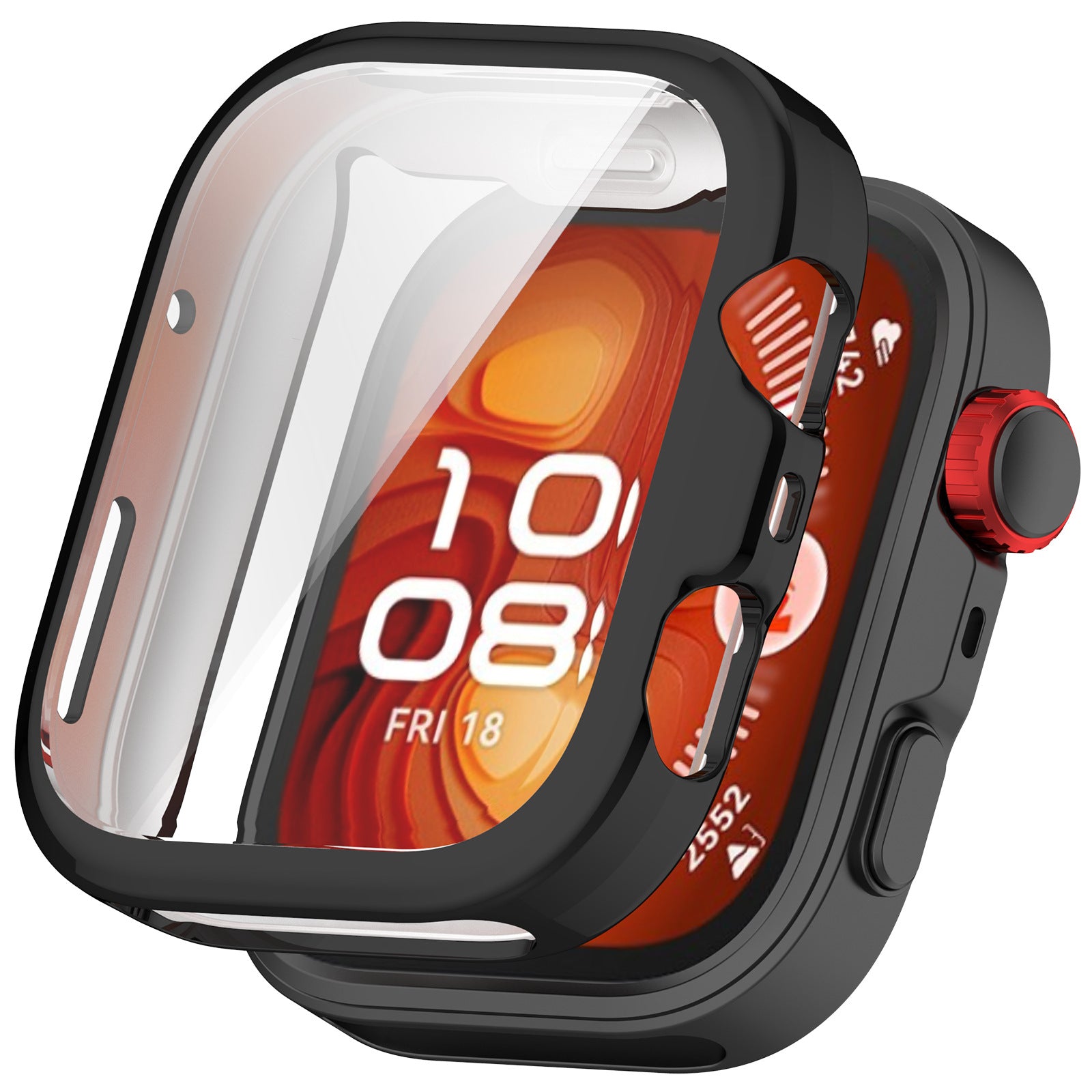 Huawei Watch Fit 4 Pro TPU Case (Schwarz)