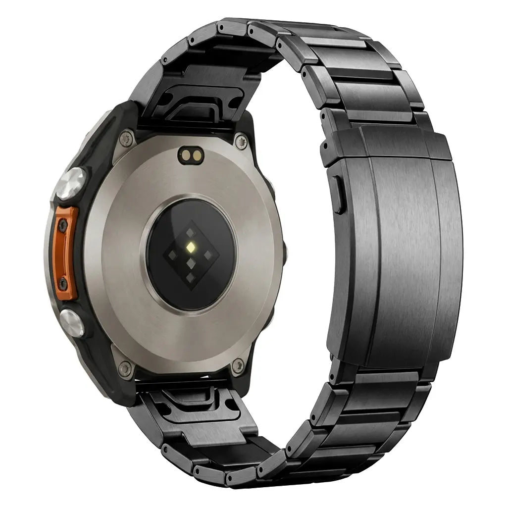 Garmin Fenix E Adjustable Titanium Strap (Black)
