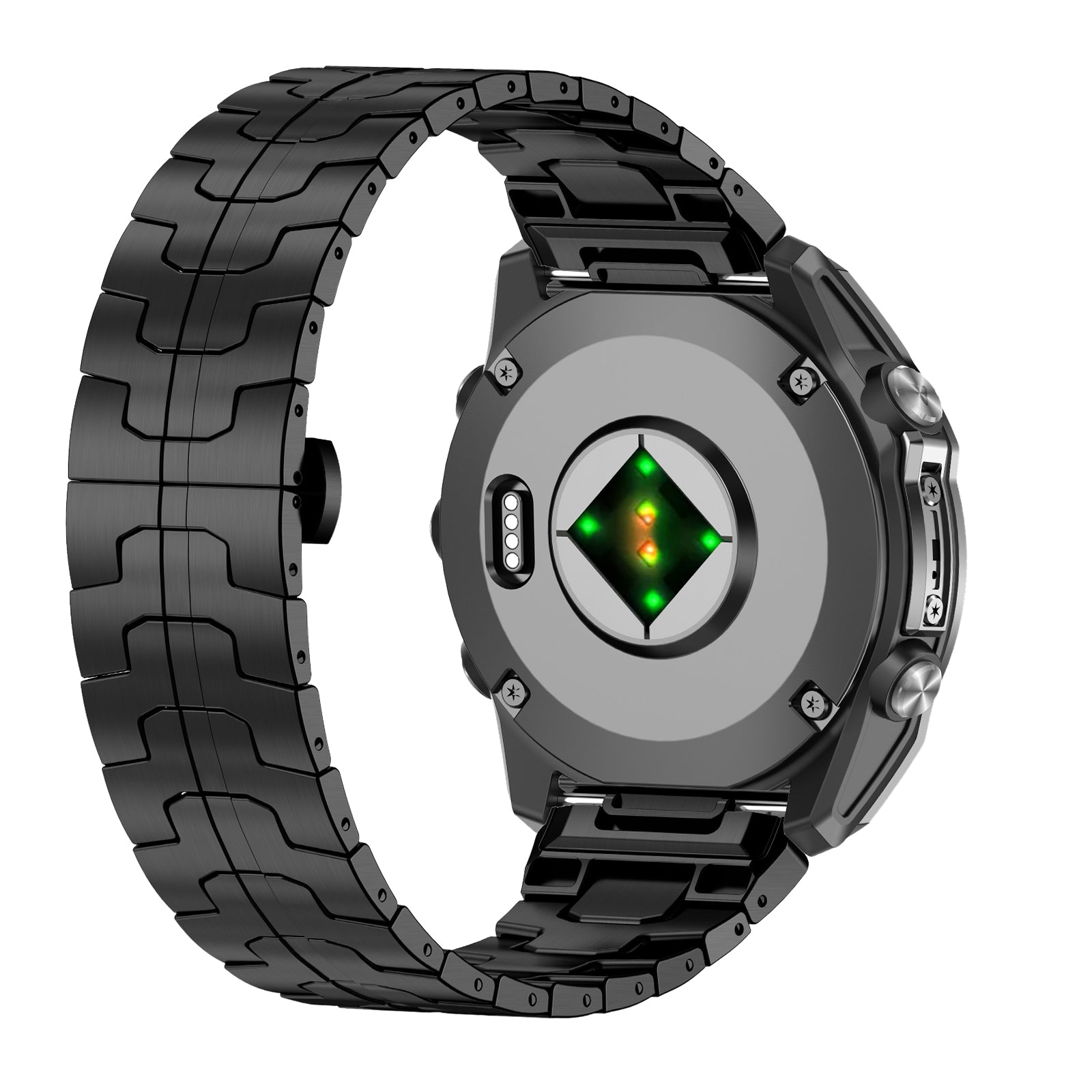 Correa acero 'Iron' Garmin Quatix 3 / 6x / 7x (negro)
