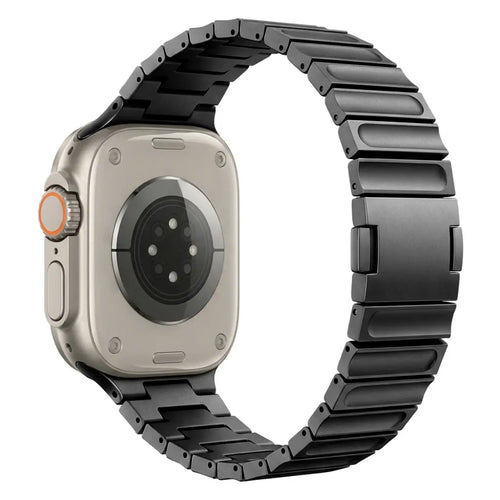 Apple Watch Ultra magnetisches Titanarmband (Schwarz)