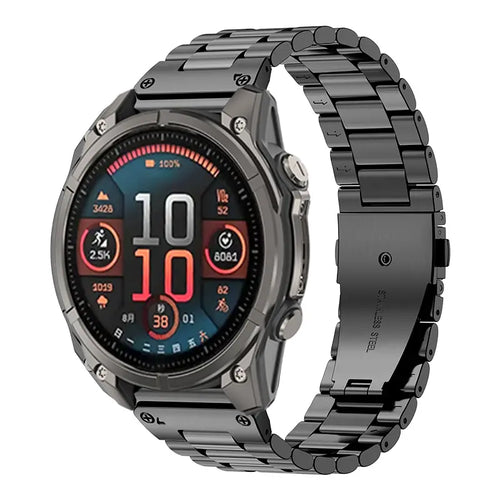 Garmin Fenix 8 - 47mm Premium Steel Strap (Black)