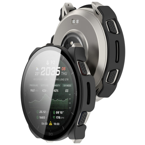 Amazfit Cheetah 2 Ultra PC-Hülle mit Glas (Schwarz)