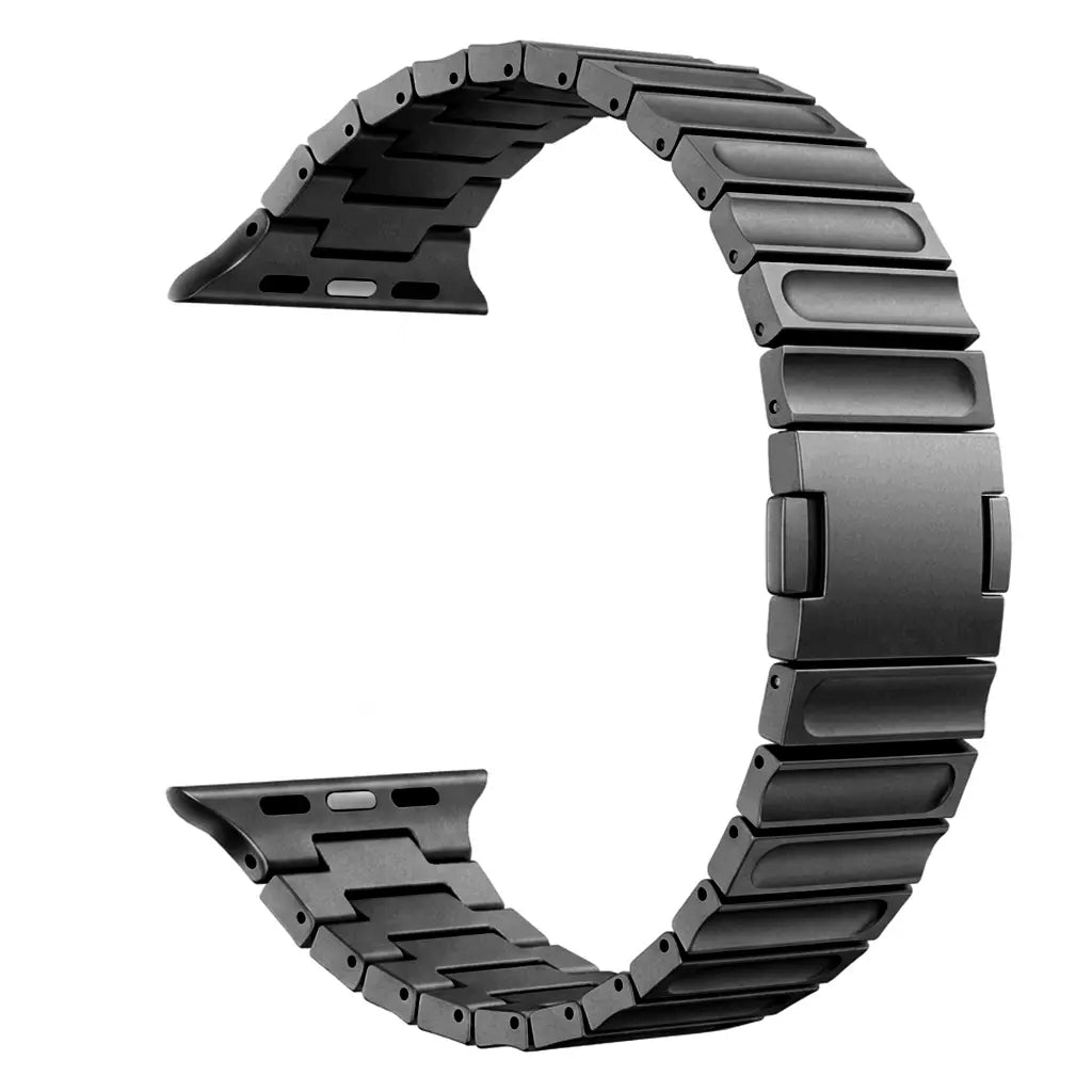 Bracelet titane magnétique Apple Watch (noir)