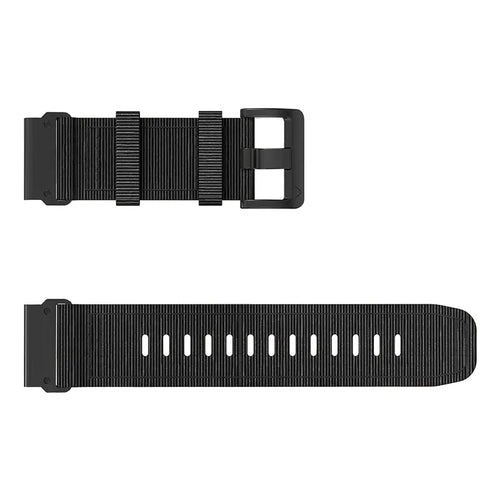 Bracelet nylon premium avec boucle Garmin Fenix E (noir)
