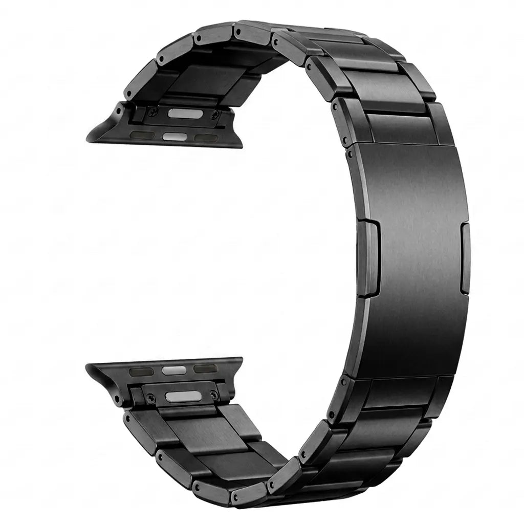 Apple Watch Ultra Raffiniert Titanarmband (Schwarz)
