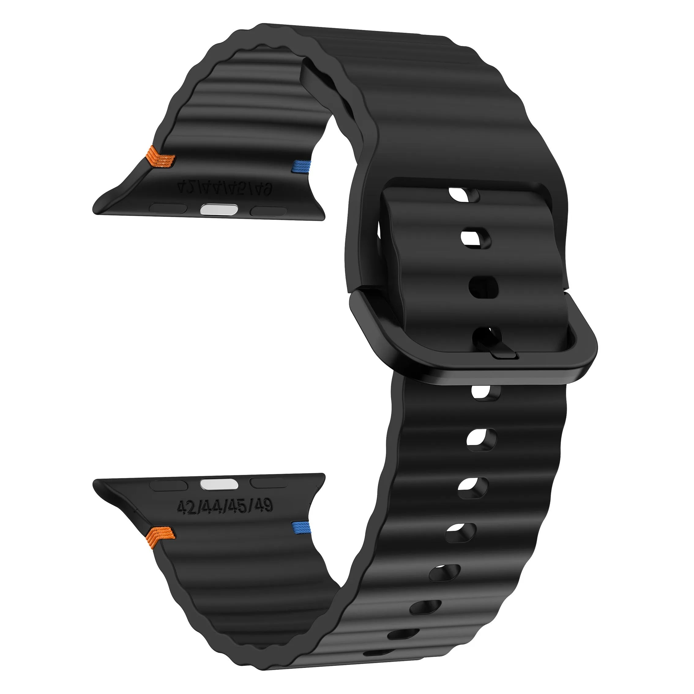 Correa silicona Wave Apple Watch (negra)