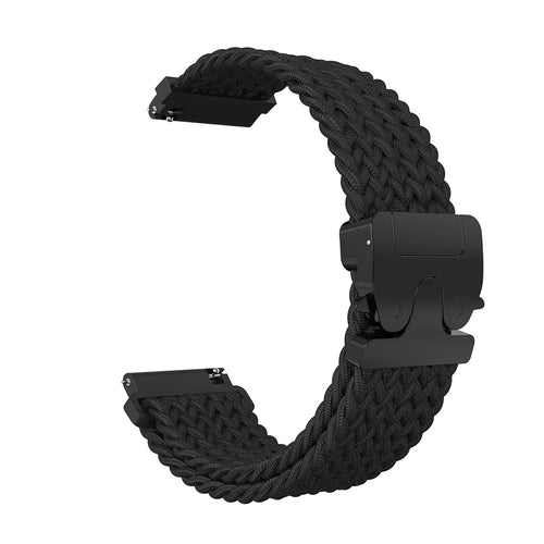 Garmin Forerunner 70 Geflochtenes Armband mit P-Schnalle (Schwarz)