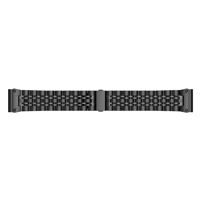 Correa acero '7 beads' premium Garmin Instinct 2s (negro)