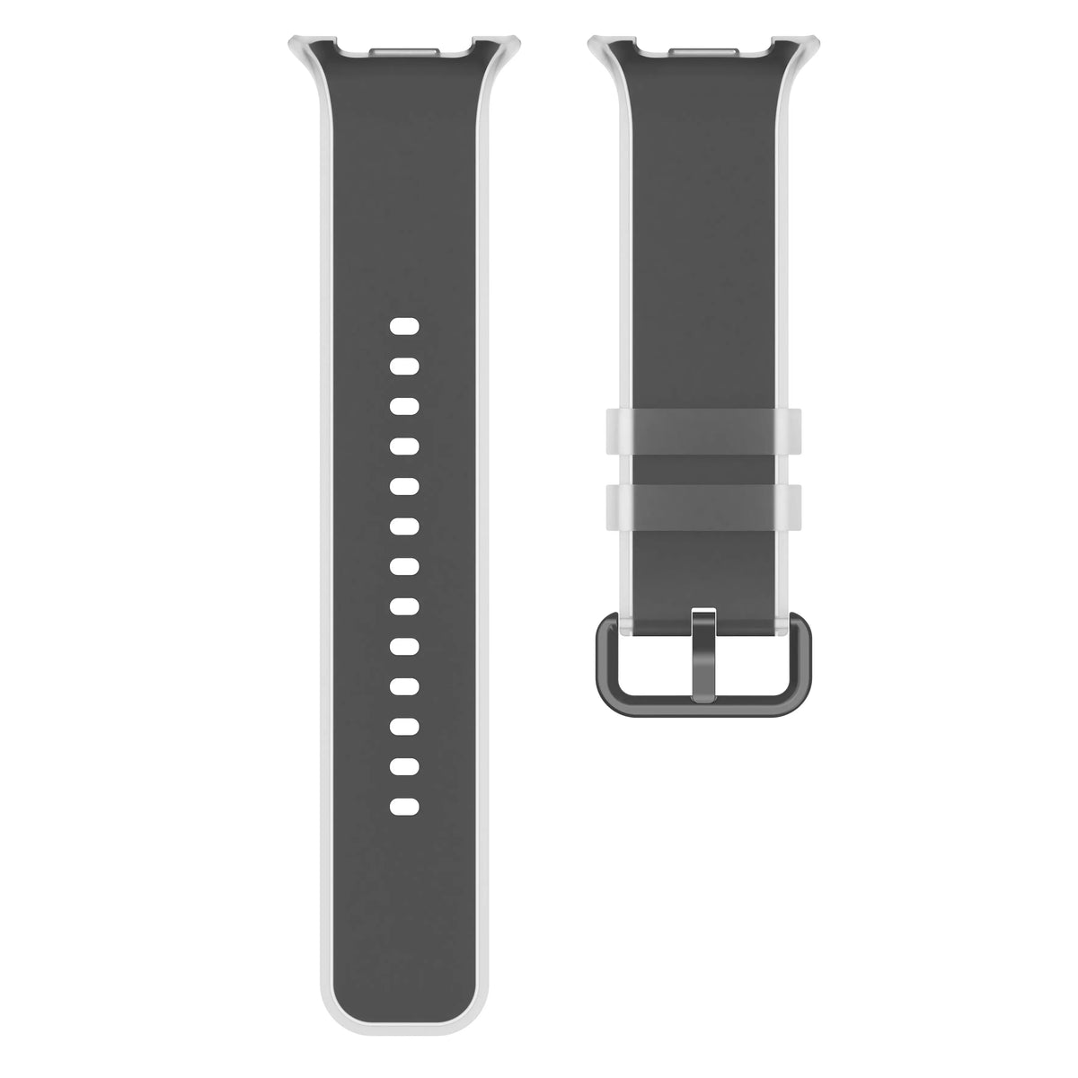 Samsung Galaxy Watch 8 - 40mm Jelly Silkonarmband (Schwarz)