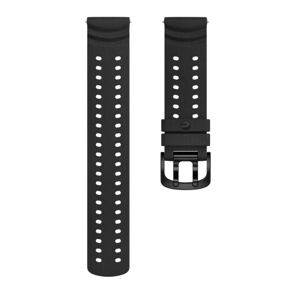 Polar Grit X2 Pro Silicone Grain Strap (Black)