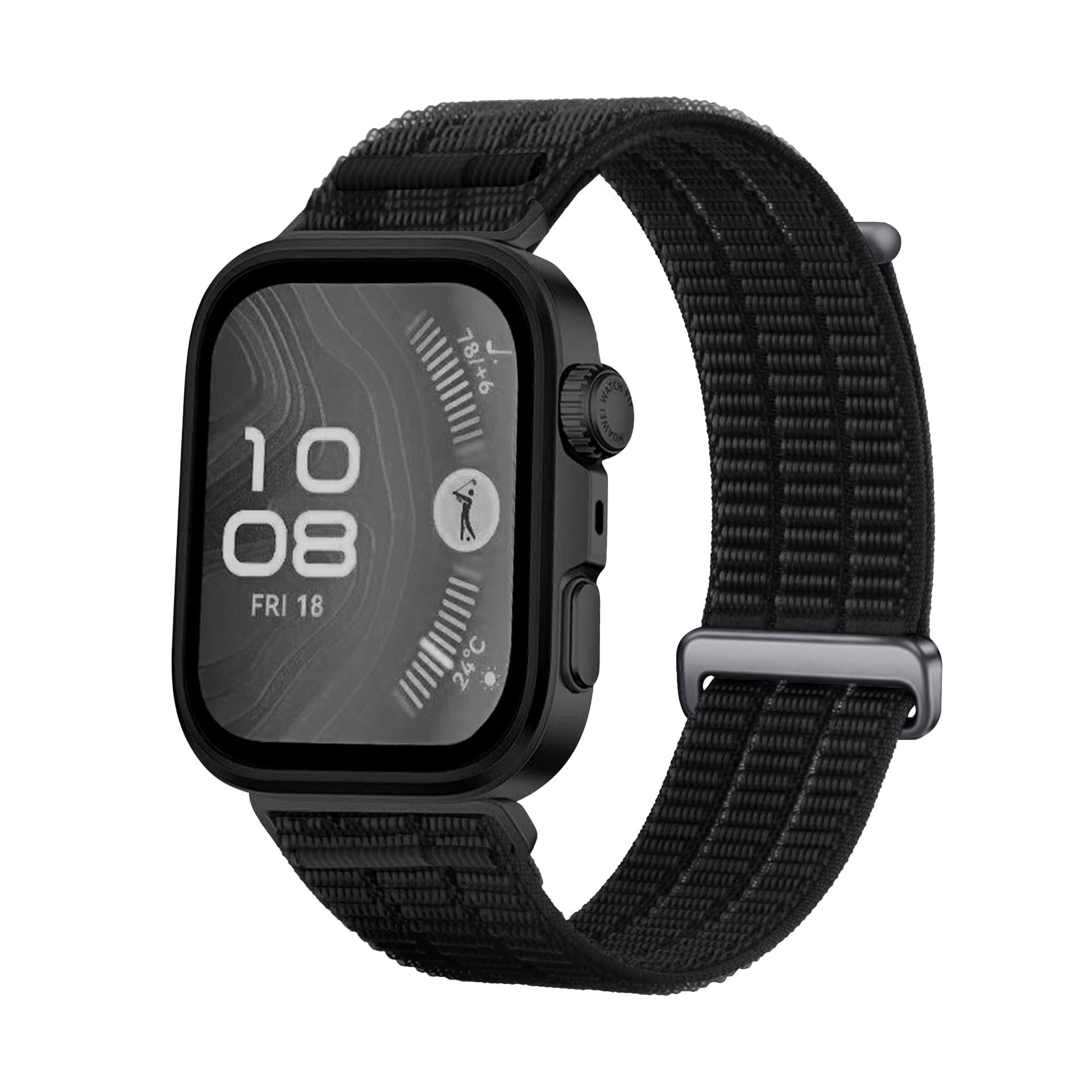 Huawei Watch Fit 5 Pro Nylon Air Strap (Black)