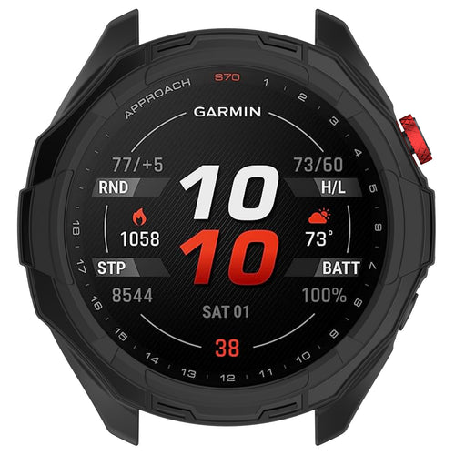 Garmin Approach S70 - 47mm Rugged TPU case (zwart)