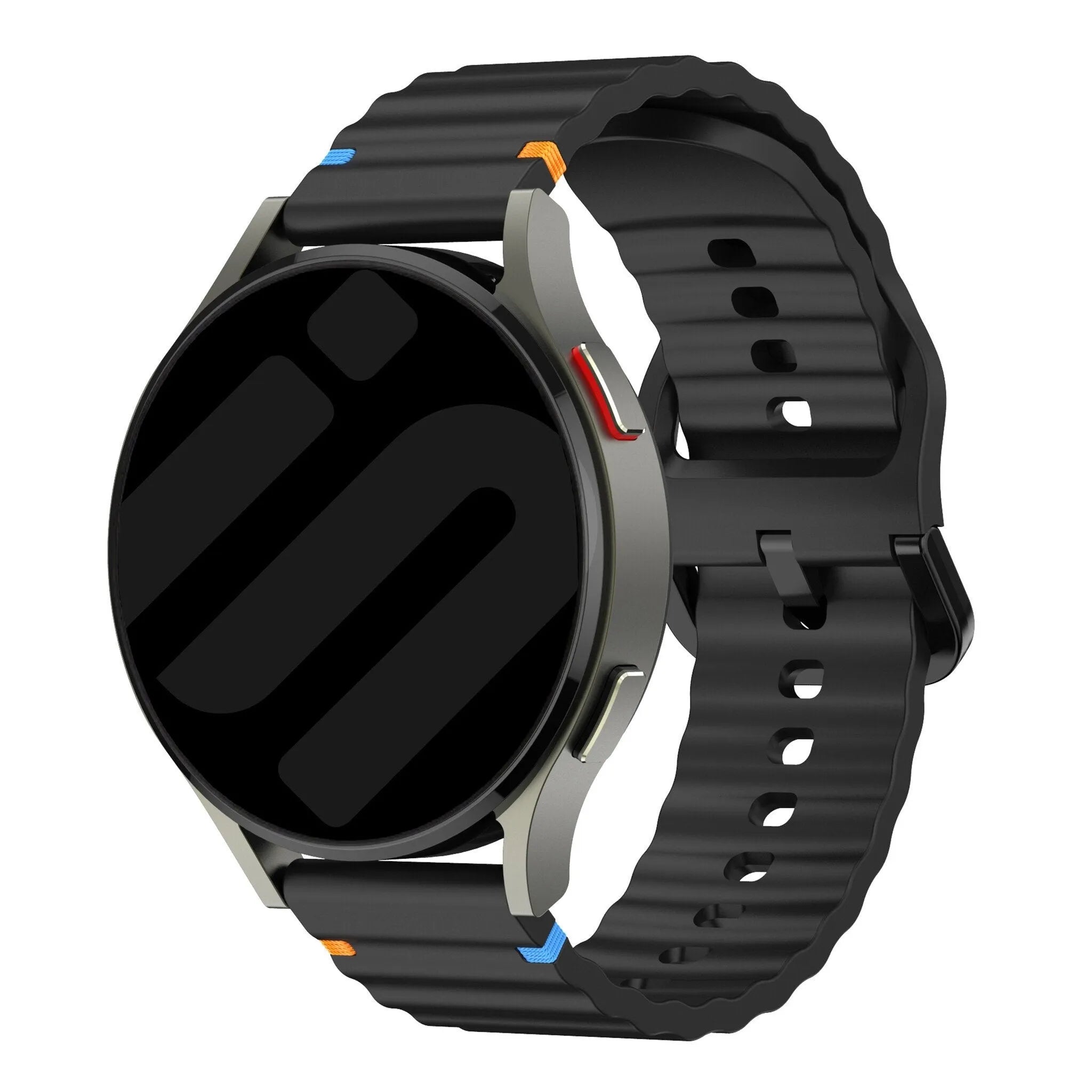 Polar Grit X Wave Silicone Strap (Black)