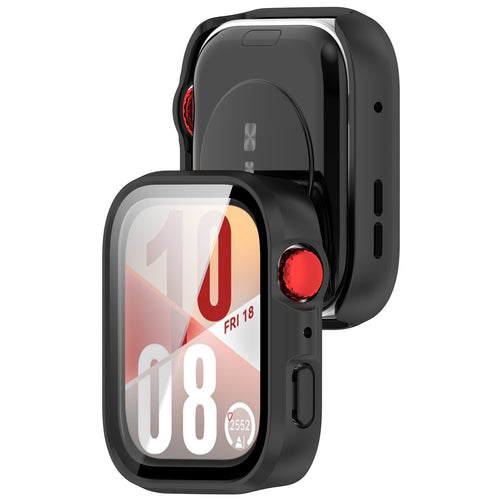Huawei Watch Fit 4 Hard Case mit Glas (Schwarz)