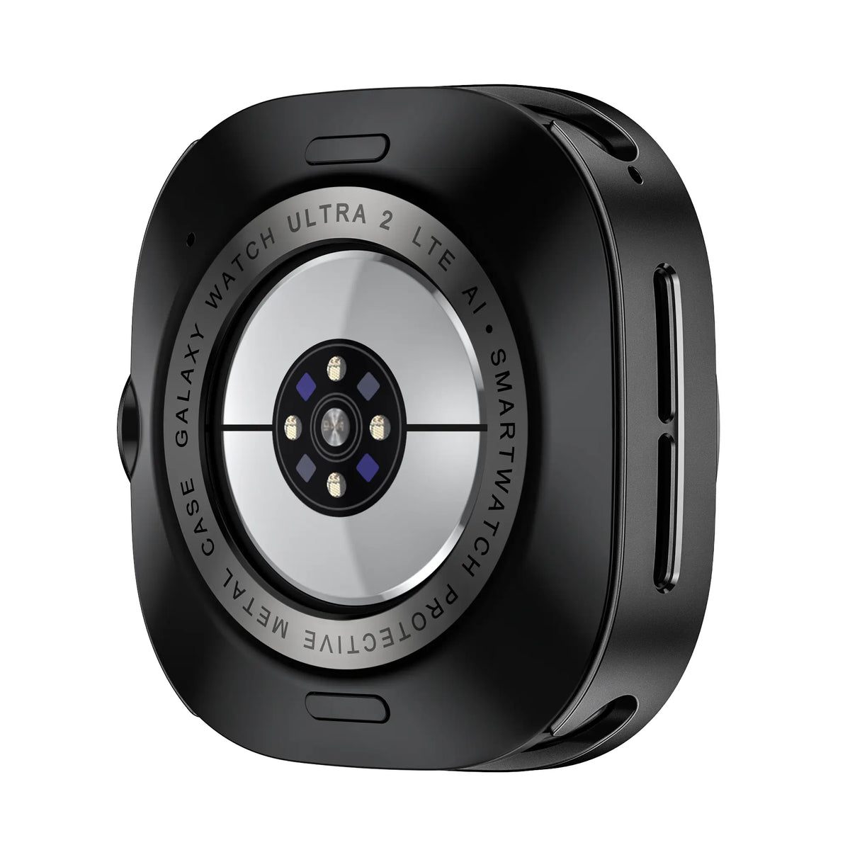 Samsung Galaxy Watch Ultra 2 Metal Case with Bezel (Black/Orange)