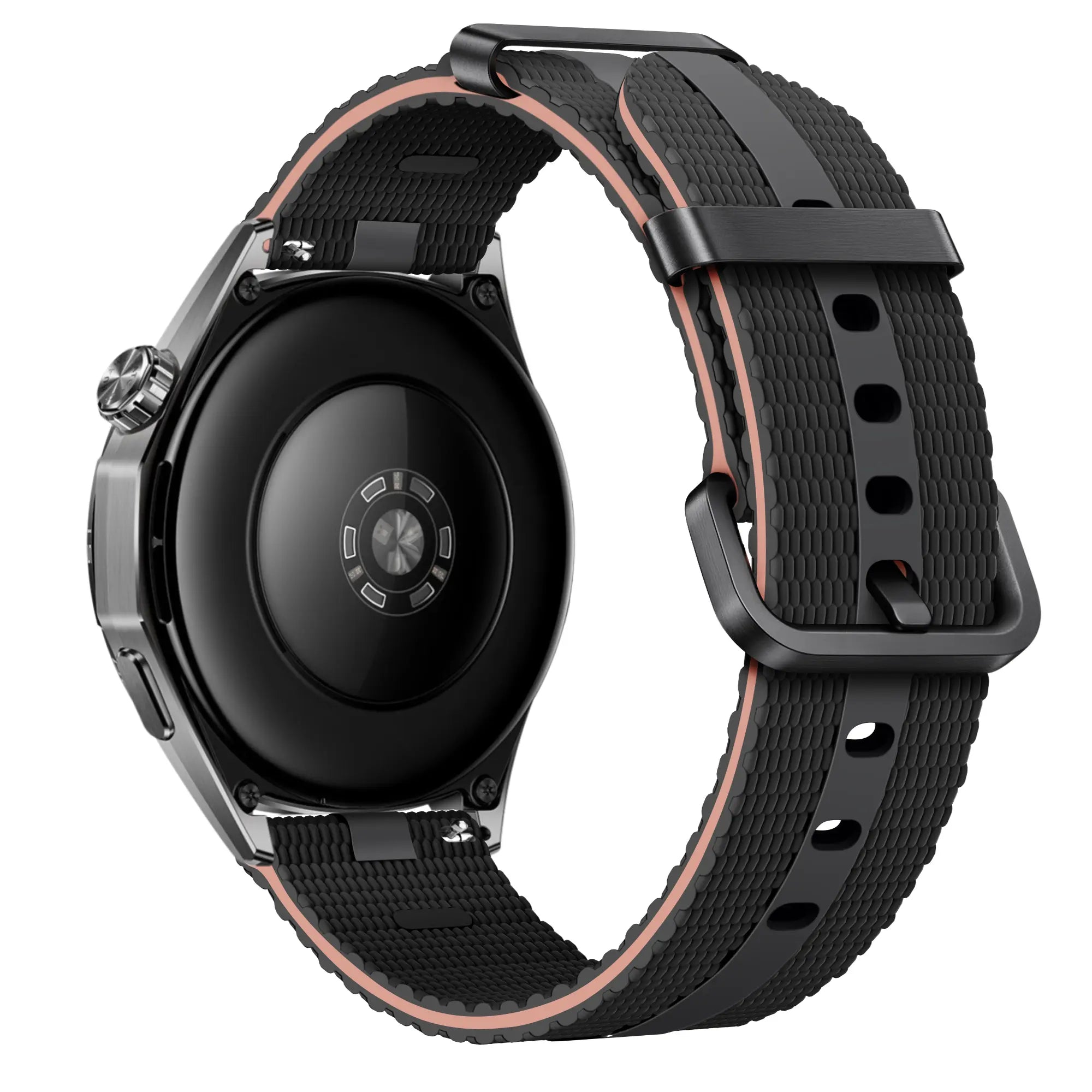 Correa activa silicona ICE Smart 2.0 Round 1.20 (negro/rosa claro)