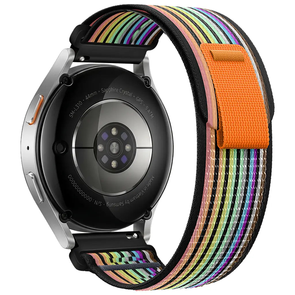 Correa nylon trail Coros Apex - 42mm (negro colorido)