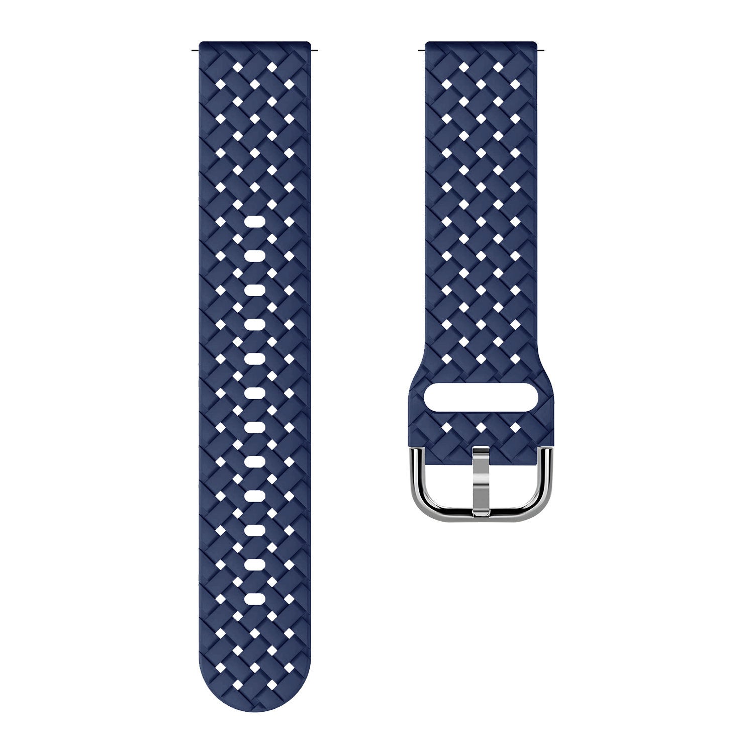 Correa silicona tejida Samsung Galaxy Watch 5 44mm (azul oscuro)