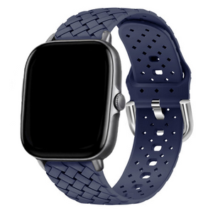 Correa silicona tejida Xiaomi Amazfit GTS (azul oscuro)