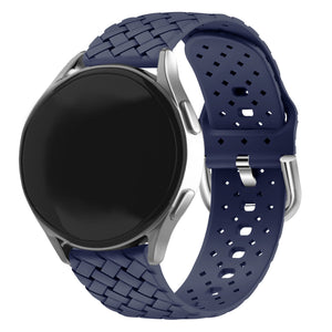 Samsung Gear Sport Woven Silicone Strap (Dark Blue)