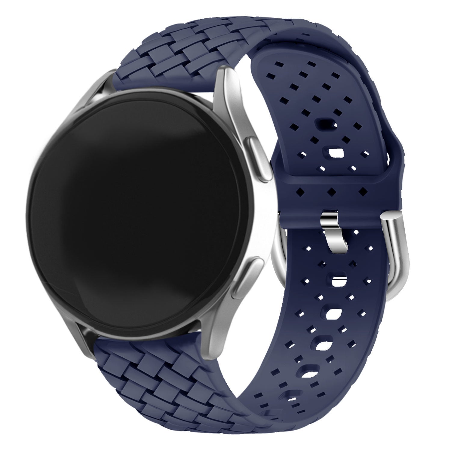 Correa silicona tejida Samsung Galaxy Watch 3 41mm (azul oscuro)