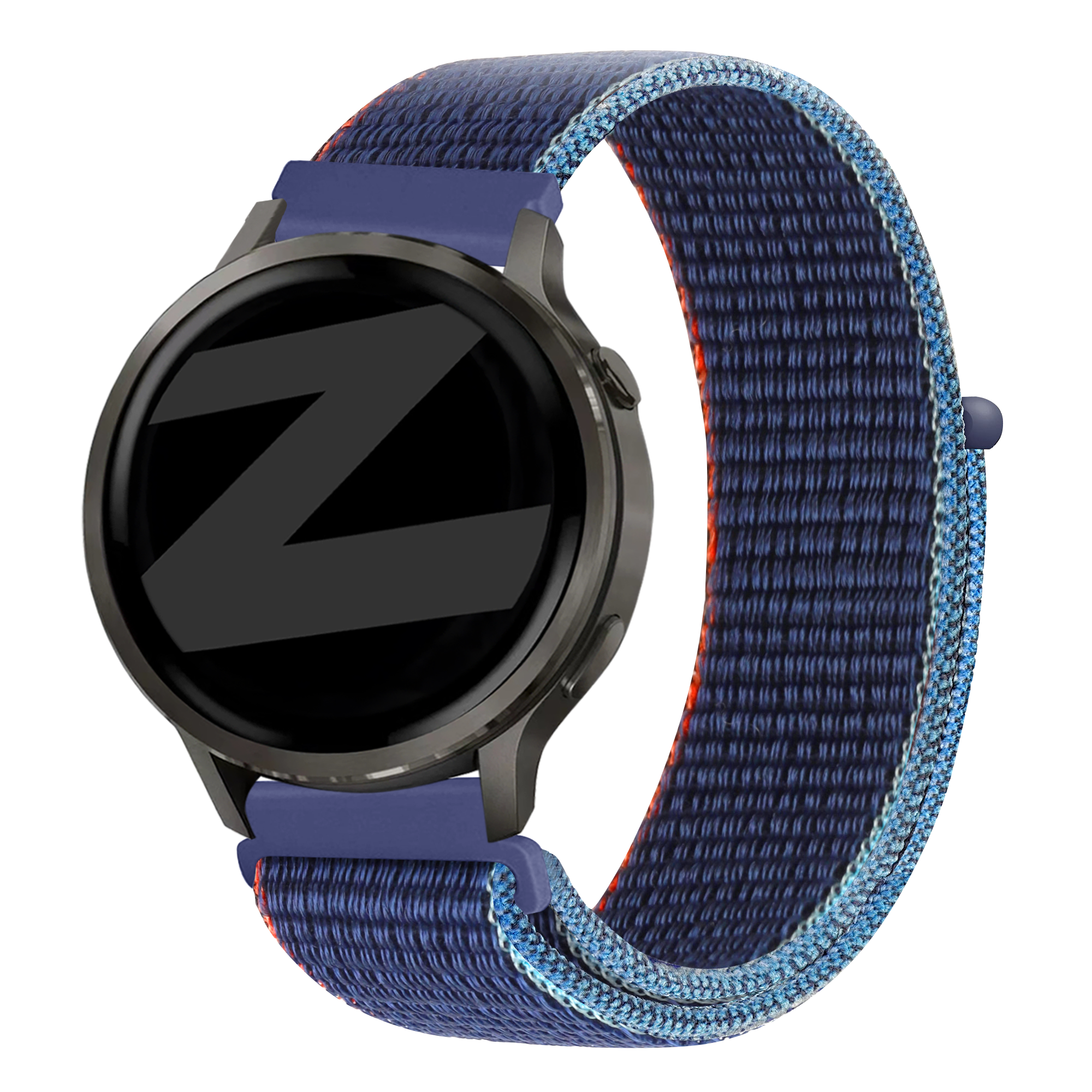 Bandz Correa nylon Loop Garmin Forerunner 255s (azul oscuro mix)