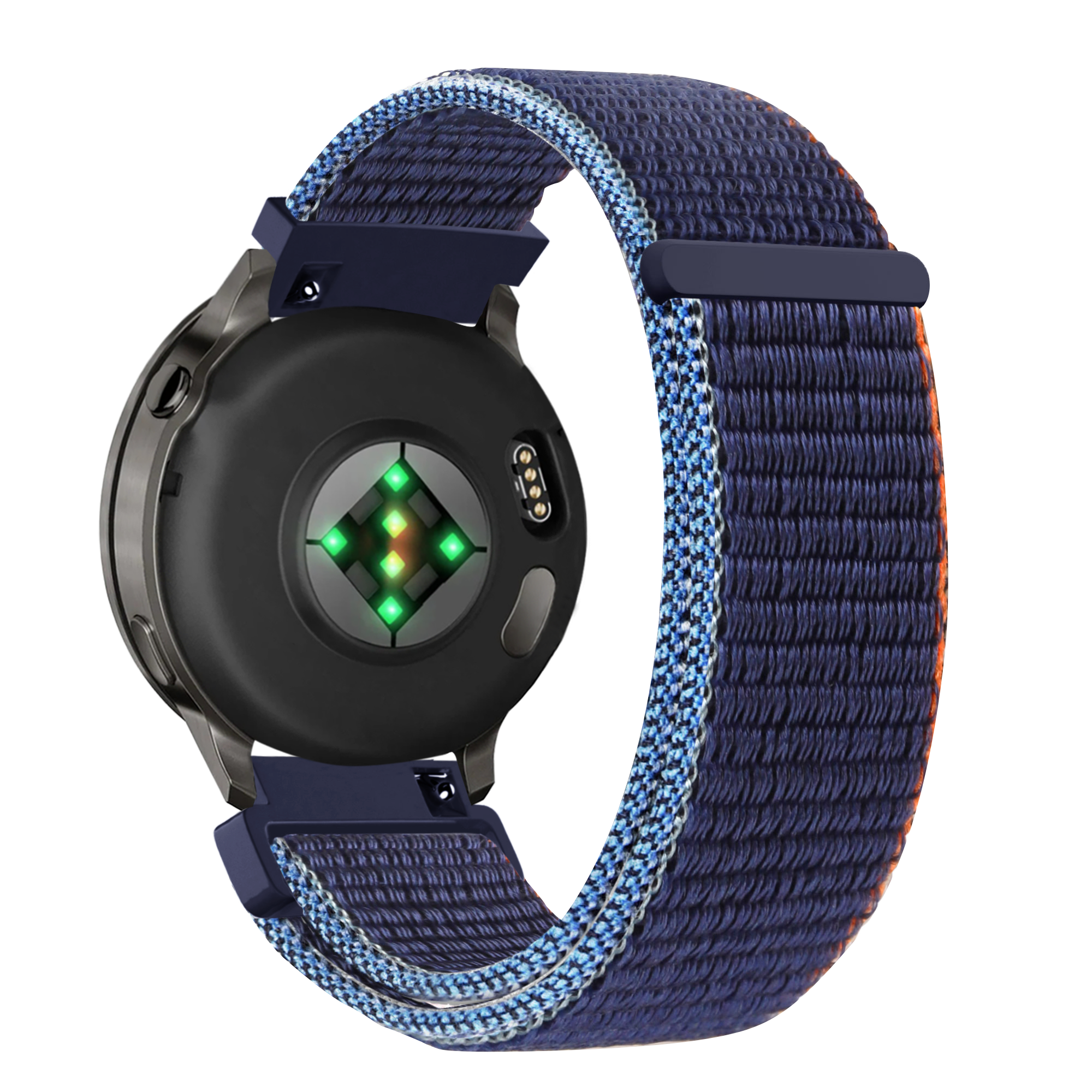 Bandz Correa nylon Loop Garmin Forerunner 255s (azul oscuro mix)
