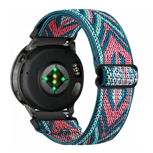 Bandz Bracelet nylon élastique Actyve Smartwatch 20mm (mélange de bleu)