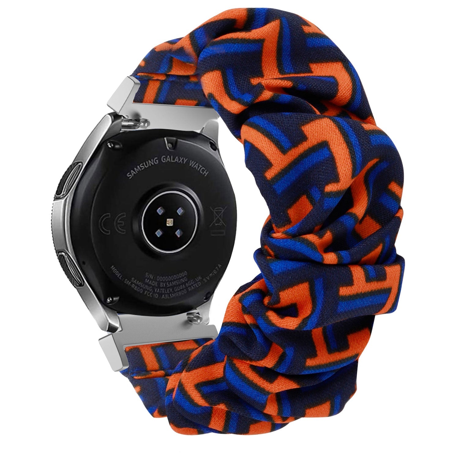 Xiaomi Amazfit GTS Scrunchie Strap (Black/Orange/Blue)